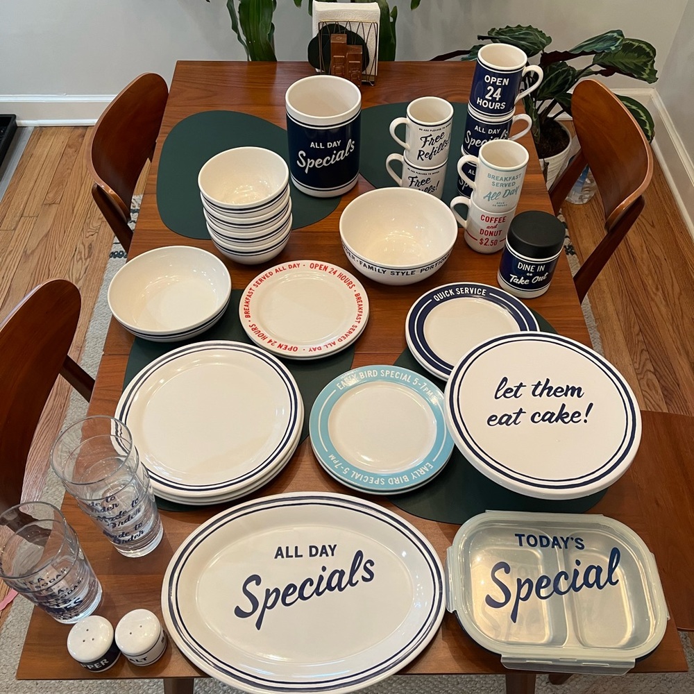 Kate Spade Orders Up Dinnerware set